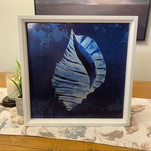 🔥⬇️ NWT At Home Seashell Ocean Beach Picture